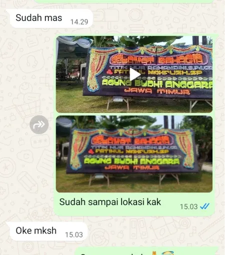 Pengiriman Papan Bunga Bangkle Blora