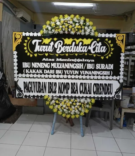Papan Bunga Duka Bangkle Blora